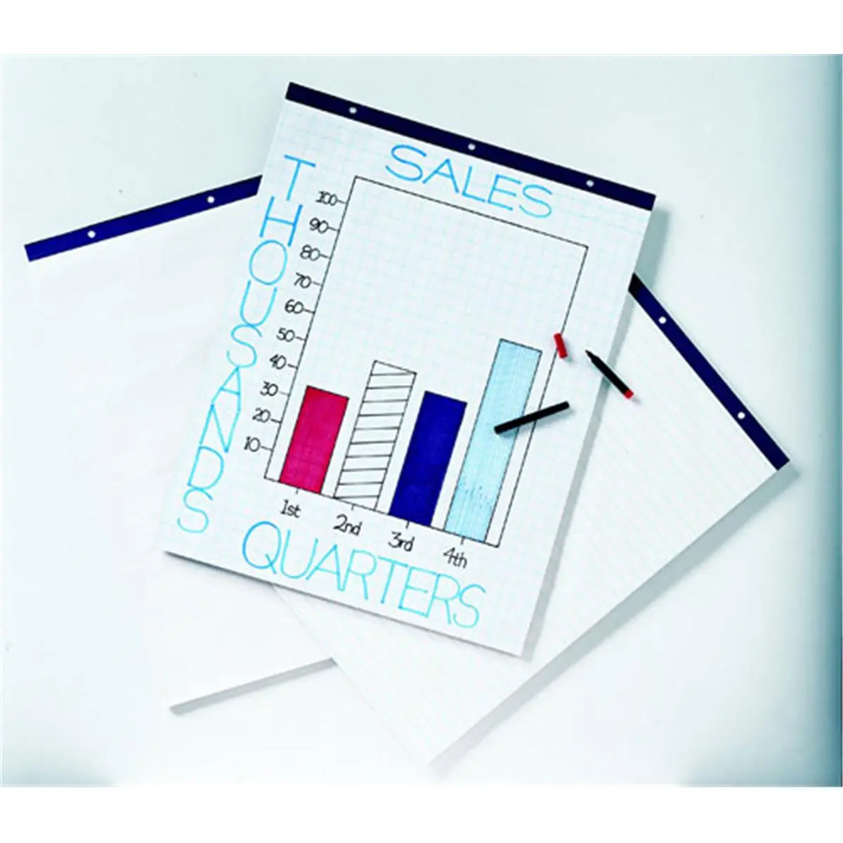 Pacon Corporation Easel Pads, 50 Unruled Recycled Stationary Paper Sheets, Office Stationery for Computers & Office Equipment Use