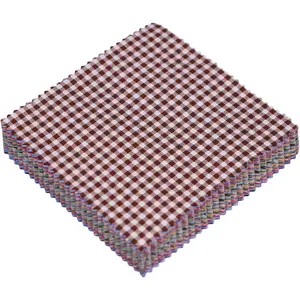 80Pcs 5x5 inch Gingham Cotton Squares, Charm Packs for Quilting 5 inch, Colorful Gingham Charm Squares 5x5 for Quilting, Sewing, and Crafts