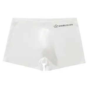 3D Pouch Seamless Breathable Ice Silk See-Through Boxer Briefs for Men, Ultra-Thin No-Show Underwear