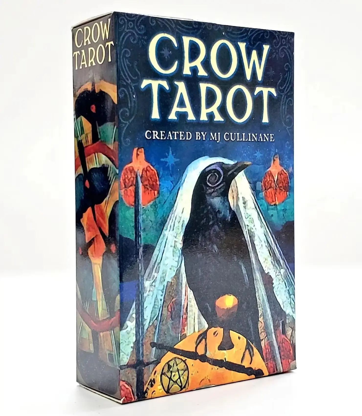 Crow Tarot Cards Deck – 78 Tarot Cards English Divination & Oracles Tarot Deck with Guidebook for Beginners, Adults & Tarot Enthusiasts