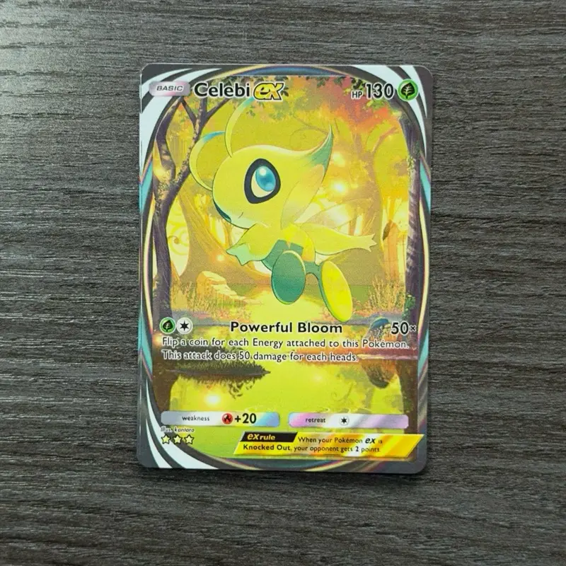 Celebi EX Immersive - Fan Made Art Card - Pokmon TCG Pocket Proxy - TikTok  Shop