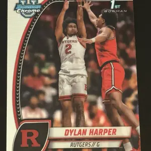 BASKETBALL- 2024-25 Bowman Chrome U - Dylan Harper 1st #22 Rutgers sports  cards