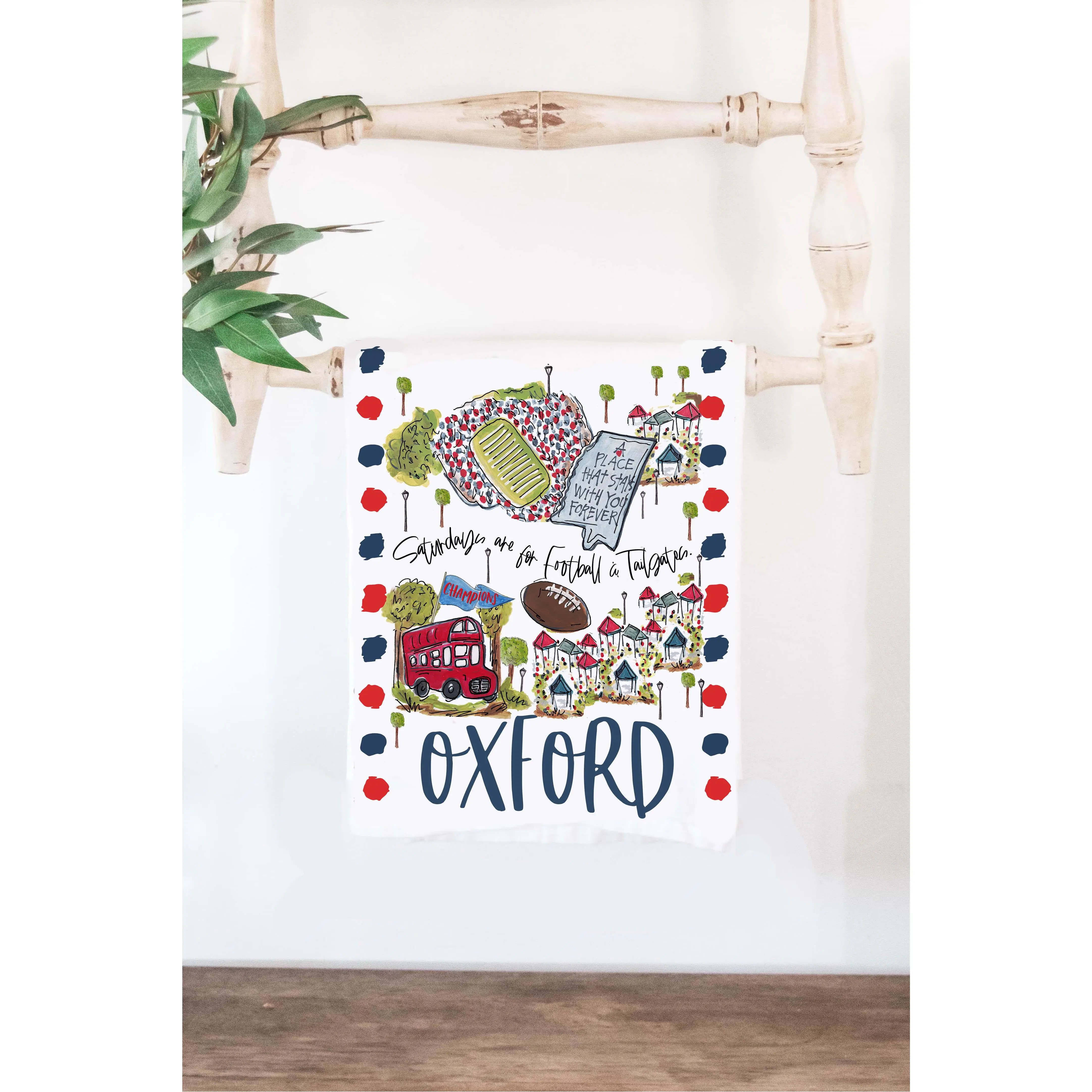 Saturdays Oxford MS Tea Towel Saturdays Oxford MS Tea Towel