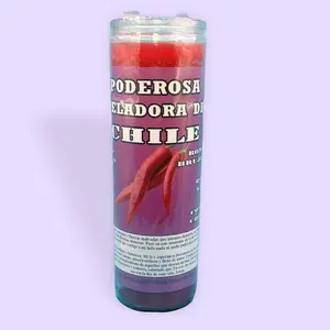 Chile Pepper Scented Candle - Bad Vibe Repellent, Long-Lasting Home Decoration, Space Freshener