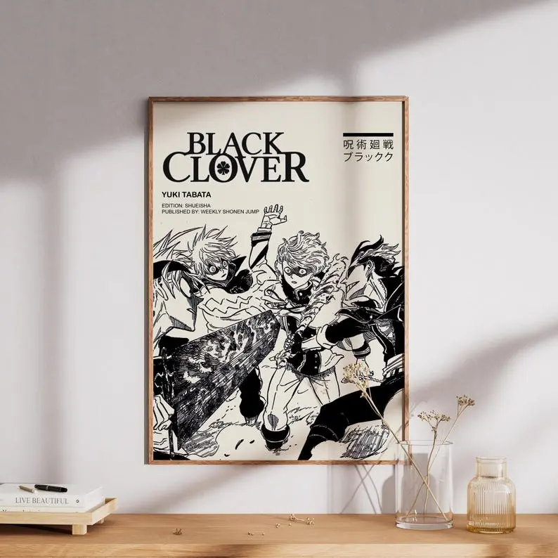 The Clover Collection – BlackClover Anime Poster Print