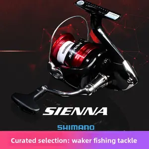 Shimano Sienna Spinning Reel, Entry Level Fishing Reel, Smooth Long Cast, Freshwater Saltwater Lure Fishing