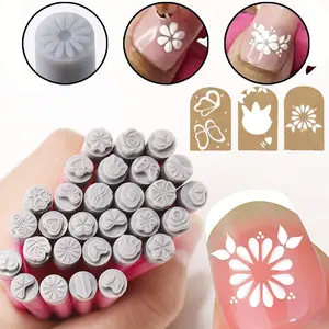Nail Art Stamp Pen Set, Replacement Silicone Tips, Nail Stamping Tool Kit, Portable Nail Stamper, Essential Manicure Tools