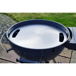 SnS Grills Carbon Steel Flat Top Plancha for 22" Charcoal Kettle Grills