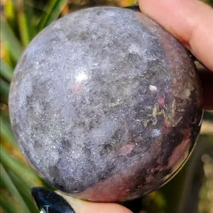Unicorn Stone Sphere - Lepidolite