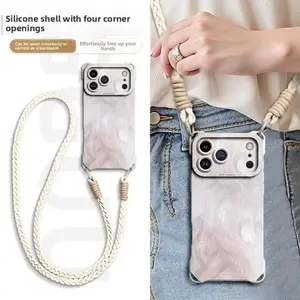 iPhone 16/17 Full Series Phone Cases | Liquid Silicone + Wrist Strap | Comprehensive Camera Protection