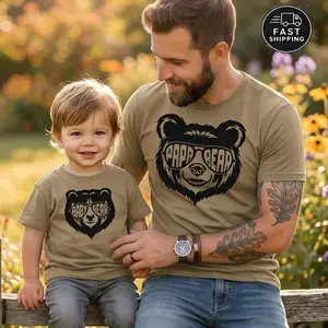 Father's Day Daddy and Me Shirts, Papa Bear Baby Bear Matching Set, Dad and Baby Gift, Daddy And Baby Matching Tee, Father's Day T-shirt, New Dad Gift Sweatshirt, Trending Outfit, Youth and Adult T-shirt, Matching Family clothing
