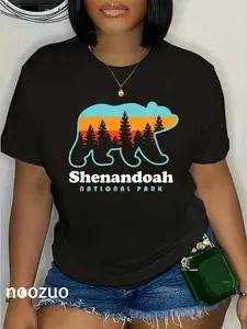 100% Cotton Shenandoah National Park Bear Shenandoah Valley T-Shirt