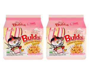 Samyang Buldak Cream Carbonara Hot Chicken Flavor Ramen 10 Pack