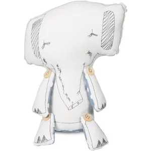 Elis the Elephant 9.5" Elephant Stuffed Animal/Door Stopper