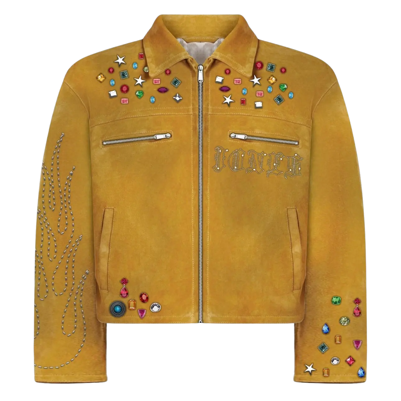 Velvet Rhinestone Jacket