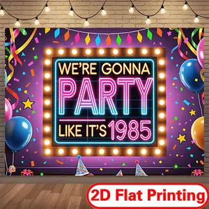 1pc Premium 100% Polyester Wrinkle-Free Festive Backdrop Tapestry - Party Decorations Banners, Birthday Party Decorations for Outdoor Events, Event Organizers