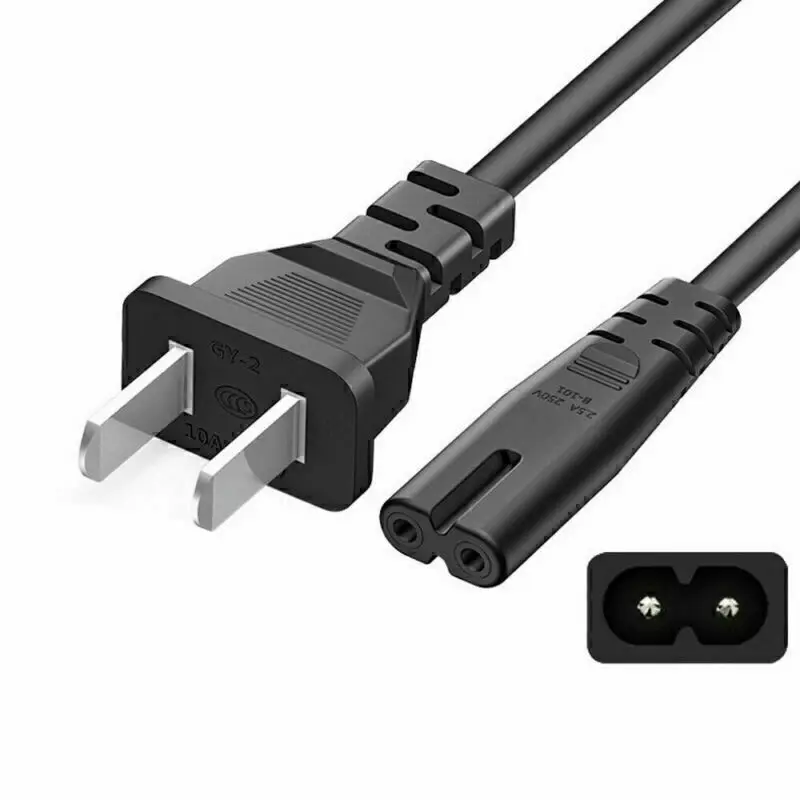 1.8M Gaming AC Power Cord - High-Quality Materials, Reliable Delivery, Compatible with Xbox 1 S/X, Xbox Series X/S, Sony PS3, PS4, PS4 Slim Consoles, Power Adapters