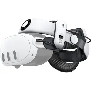 S3 Pro  Strap Accessories, Air Cooling System and 10000mah Hot-swappable  Pack,Compatible with  Quest 3/Quest 3S