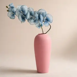 2pcs 14-16 Flower Heads Lunagarden Artificial Phalaenopsis Orchid Flowers for Home Decor Realistic Fake Orchid with Flexible Stems for Modern Interiors and Minimal Styling