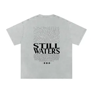 Still Waters Acid Wash Oversize T-Shirt