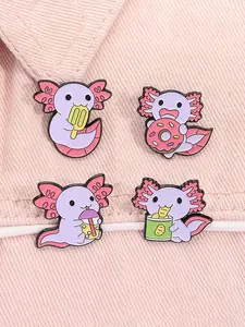 Cute Cartoon Frog Design Brooch, Cute Collectible Fashion Alloy Badge for Women & Men, Enamel Pin Suitable for Backpacks, Jeans, Scarves, Hats Decoration