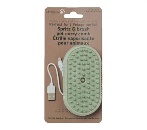 Dexypaws Spritz and Brush Pet Comb for Dog andCat Grooming
