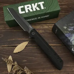 Hot 3802K Mini Folding Knife 8Cr13Mov Blade G10 Handle Jungle Survival Outdoor Knife Camping EDC Rescue Hiking Edge Tools Lightweight Tools Tactical Knives