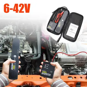 6-42V DC Automotive Circuit Tester Flexible Probe Wire Tracker Short Open Circuit Finder Break Cable Locator Diagnostic Tool DIY Garage Essential Auto Repair Tool for Car RV Boat Truck Motorcycle ATV UTV