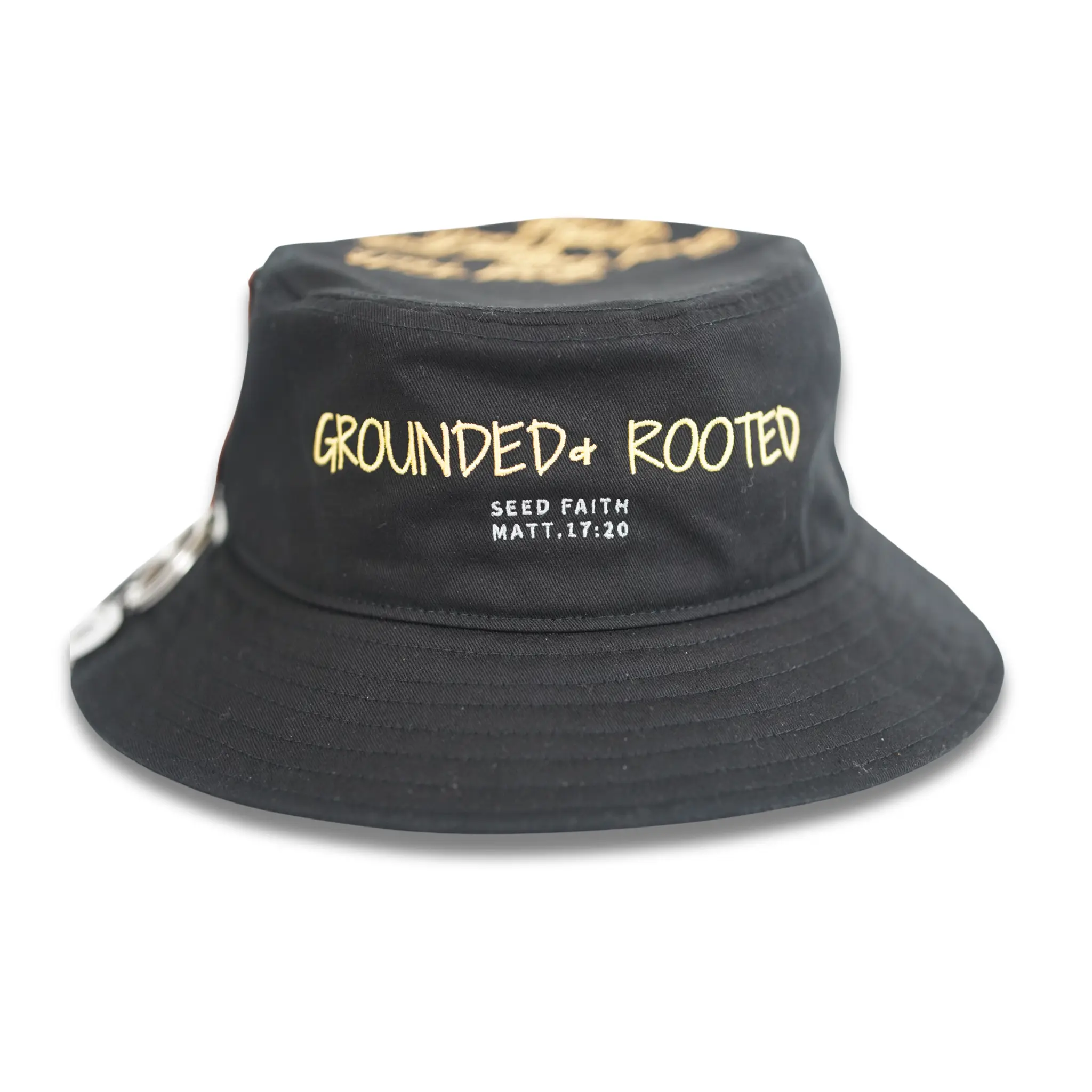 Grounded & Rooted – Mustard Seed Faith Bucket Hat