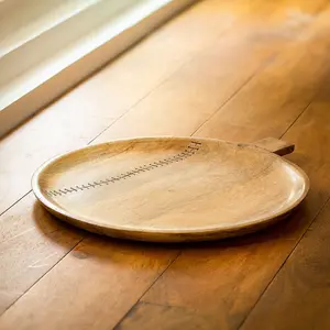 Stitch Sense Mango Wood Serving Platter