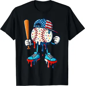 Life Style 101 Apparel Youth Drip Baseball Boys Kid T-Shirt