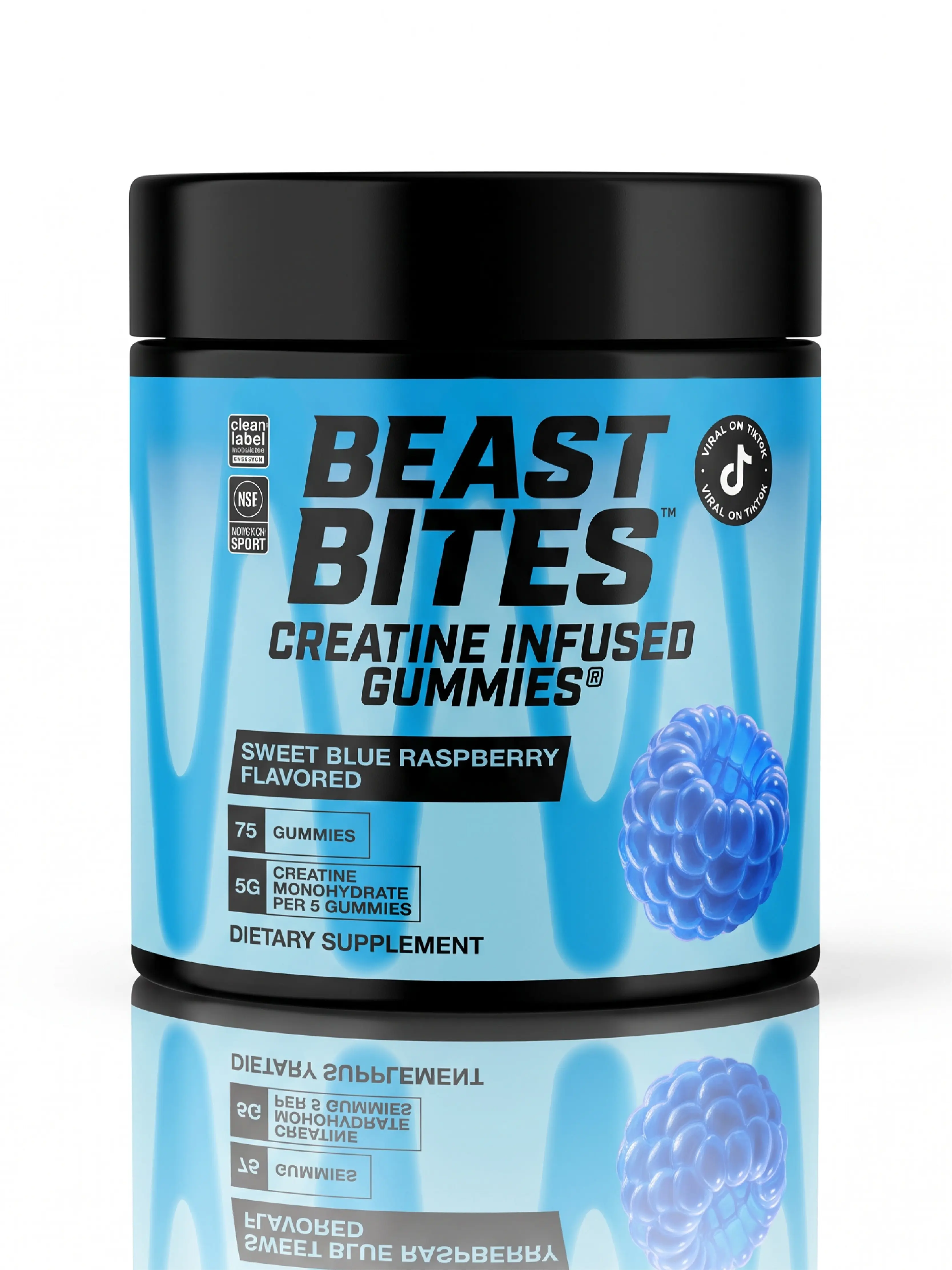 Creatine Infused Gummies - Beast Bites (NSF Certified for Sport) Creatine Infused Gummies - Beast Bites (NSF Certified for Sport)