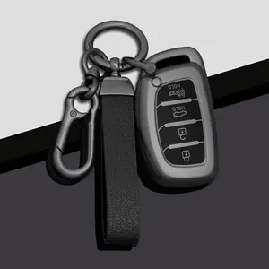 Tpu Car Key Case Cover for Hyundai Models, Durable Protection for Tucson, Santa Fe, Sonata, Elantra, Creta, Ix35, Ix45, I10, I30, I40