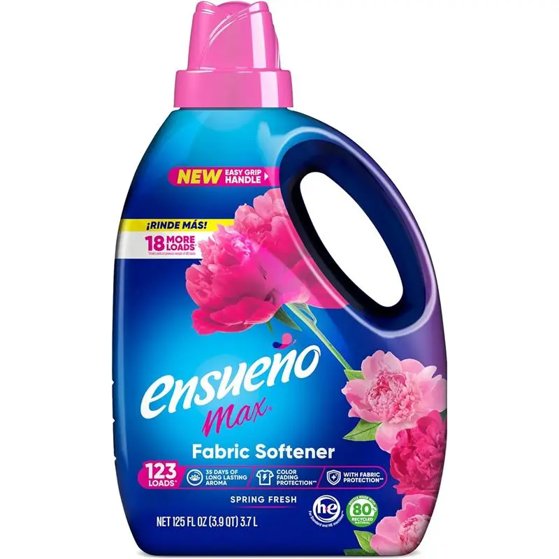 125 fl oz Max Liquid Fabric Softener - Spring Fresh Scent - Color-Safe Fabric Softener Liquid