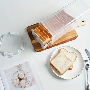 Bread Box Bread Toast Storage Box Bread Storage Dispenser Sealed Jar Refrigerator Food Storage Box Preservation Box Bread Food Lunch Box Fruit Storage Sealed Box