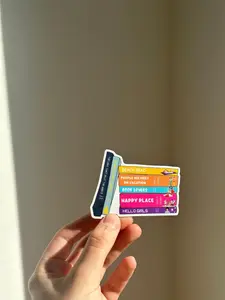 Emily Henry Book Stack Sticker, Book Lovers Emily Henry, Beach Read Sticker, Emily Henry Sticker, People We Meet on Vacation Sticker