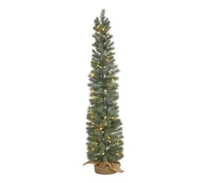 Nearly Natural 4' Green Pine Christmas Tree