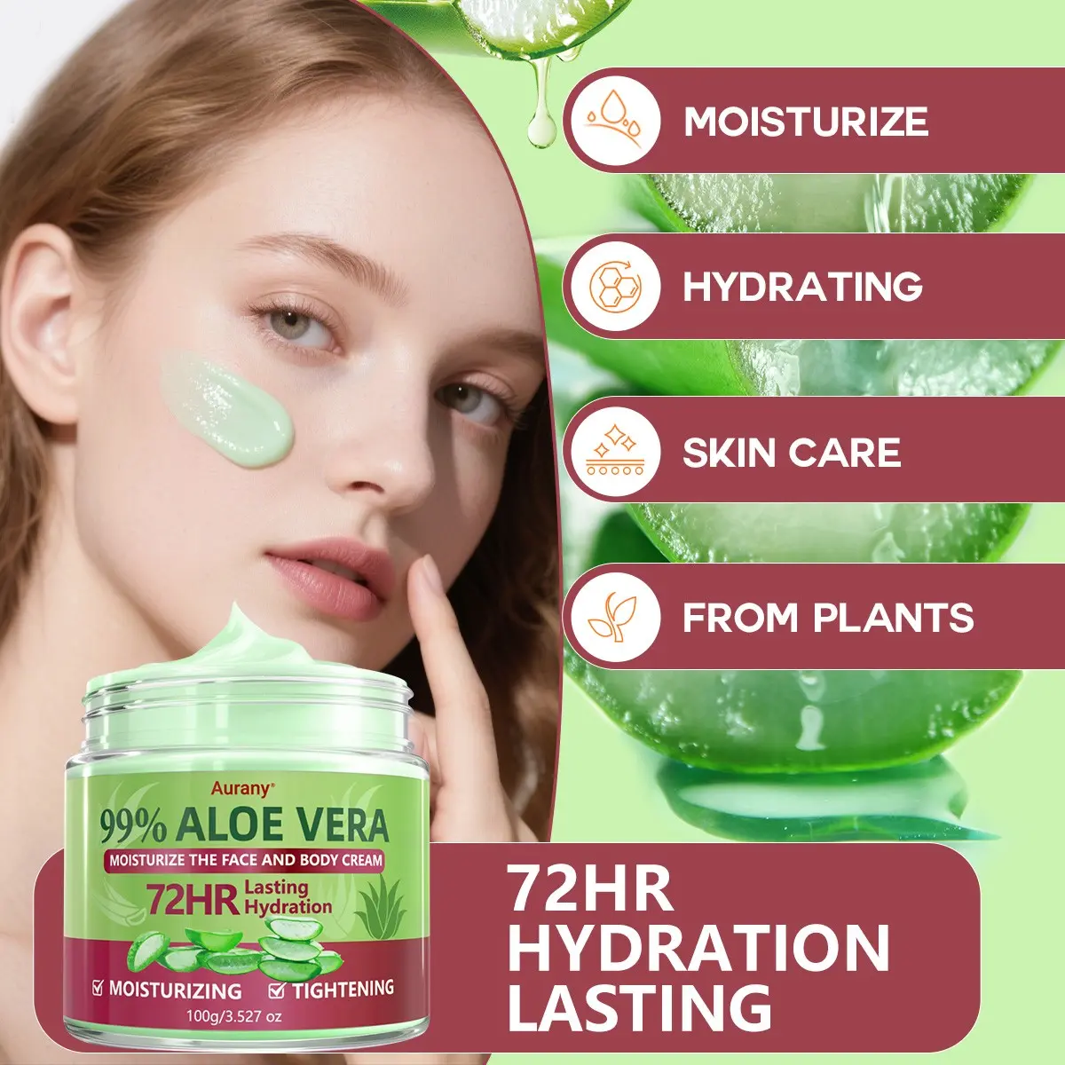 elixr aloe vera Aloe Vera, Pure Gel, Organic – Aliksir Huiles Essentielles main image 0