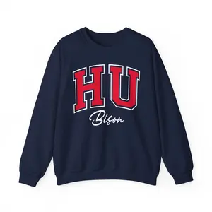 Howard University HU Bison Unisex Heavy Blend™ Crewneck Sweatshirt