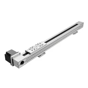 VEVOR Linear Guide Rail, Belt Drive, CNC Linear Motion Stage Actuator, with Nema34 Stepper Motor, 1300 mm Stroke Work Size, High Speed Motorized, for Engraving Machine, CNC Milling Machine, 3D Printer
