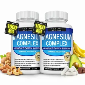 2 Pack Toplux Magnesium Complex KL 8 Essential Magnesium Supplement