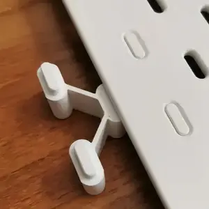 2pcs X-shaped Pegboard Connection Clips, No-Drill Fastening Buckles, Heavy-Duty Practical Linkers for Pegboard Organization Systems