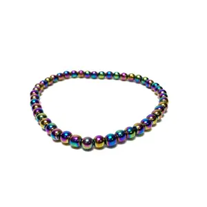 Rainbow Hematite Bracelet (Grounding - Balance - Protection)