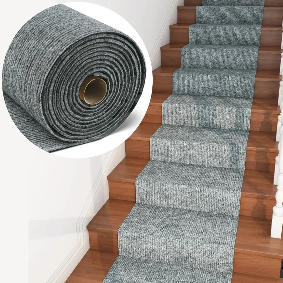Felt Carpet Tiles Peel and Stick Self Adhesive Fabric Floor Stickers Waterproof Non Slip Soft Rug Runner for Bedroom Nursery Living Room Office Laundry Room Removable Renter Friendly Home Decor DIY Flooring Roll 15.7x78.7 in