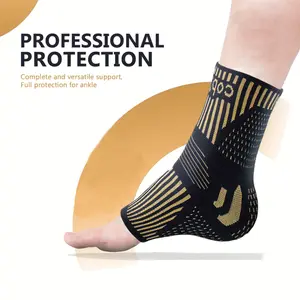 Protect your ankles - This breathable nylon-based copper-fiber ankle guard is specially designed for basketball and sports enthusiasts