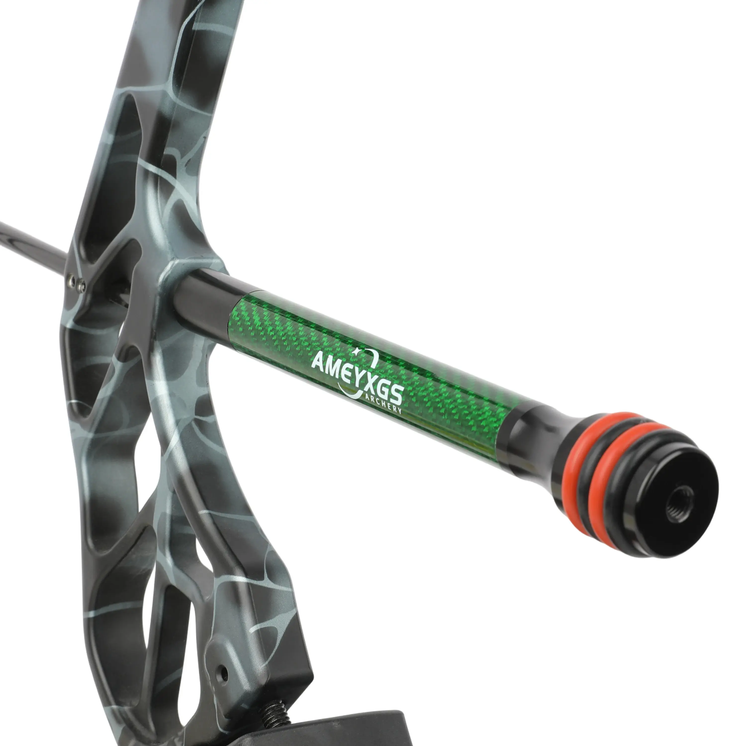 1pc Green Versatile Universal Archery Stabilizer, Low‑key Wear‑resistant High‑damping Buffer Accessory, Noise‑reducing Shock‑absorbing Special Archery Stabilizer Fits Multiple Bow Types for Field Hunting and Competitive Shooting