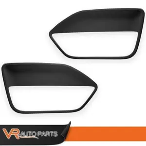 Fit For 05-09 Ford Mustang 2x Black Front Door Panel Insert Card Cover Kit, Perfect Fit, Abs Plastic