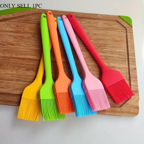 Premium Silicone Basting Brush for Perfectly Glazed BBQ, Cakes, and Breads - Heat Resistant, Easy to Clean, and Durable Kitchen and Barbecue Tool, Barbecue Utensils, Barbecue Accessory, Grill Accessories