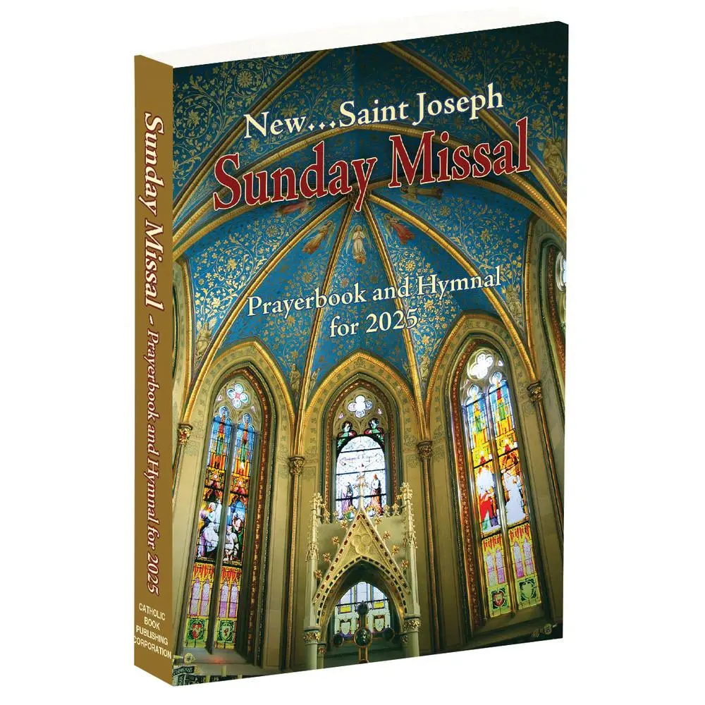 Used St. Joseph 2025 Sunday Missal Prayerbook & Hymnal - Catholic Book Publishing Corp, Soft Covers, Over 50 Prayers & Hymns, Like New Condition, Minimal Distraction, High-Quality Paper, English Paperback (Religion & Philosophy Book)