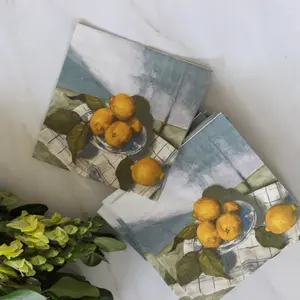 Copy of Citron Paper Lemon Napkins - 50 Napkins